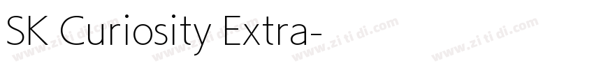 SK Curiosity Extra字体转换